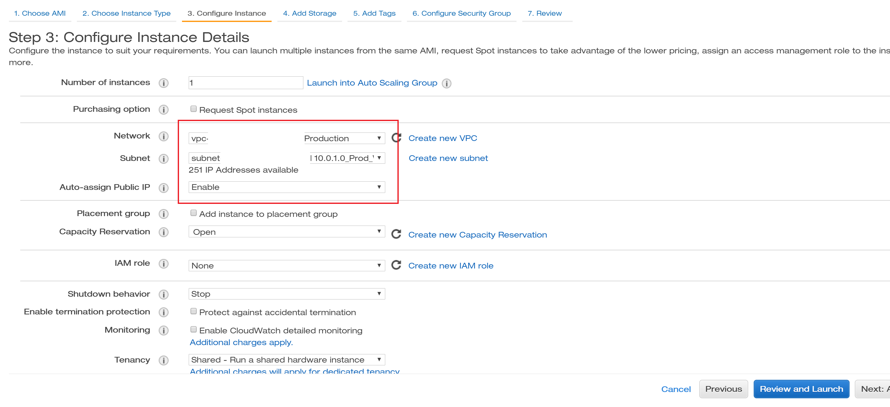 VPC EC2 Subnet and Ip assignation